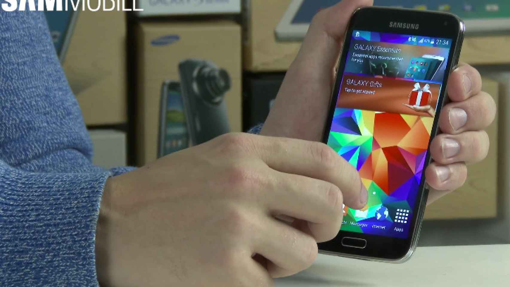 Así es Android 5.0 Lollipop en el Samsung Galaxy S5 y S4 (vídeo)
