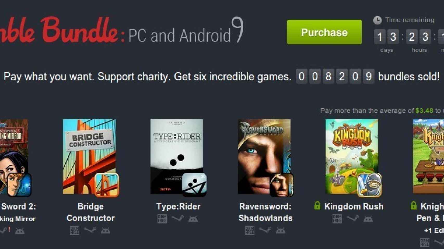 Paga lo que quieras por 6 juegos para Android en el nuevo Humble Bundle