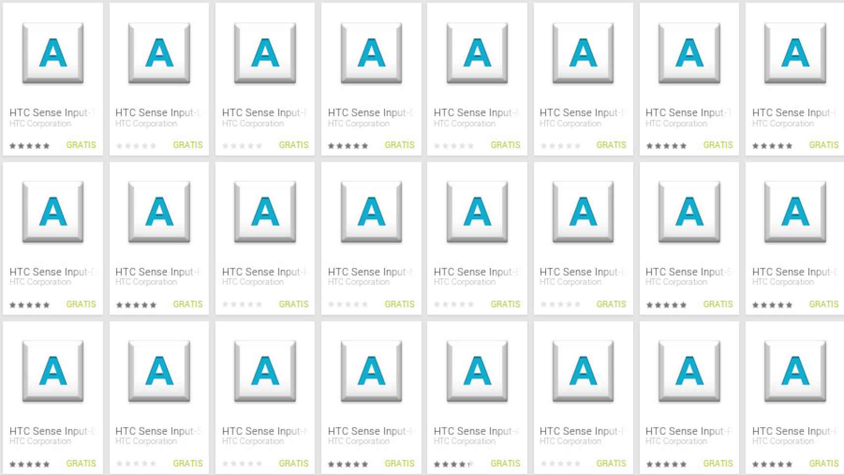 HTC sube a Google Play más de 40 packs de idiomas para el teclado de Sense
