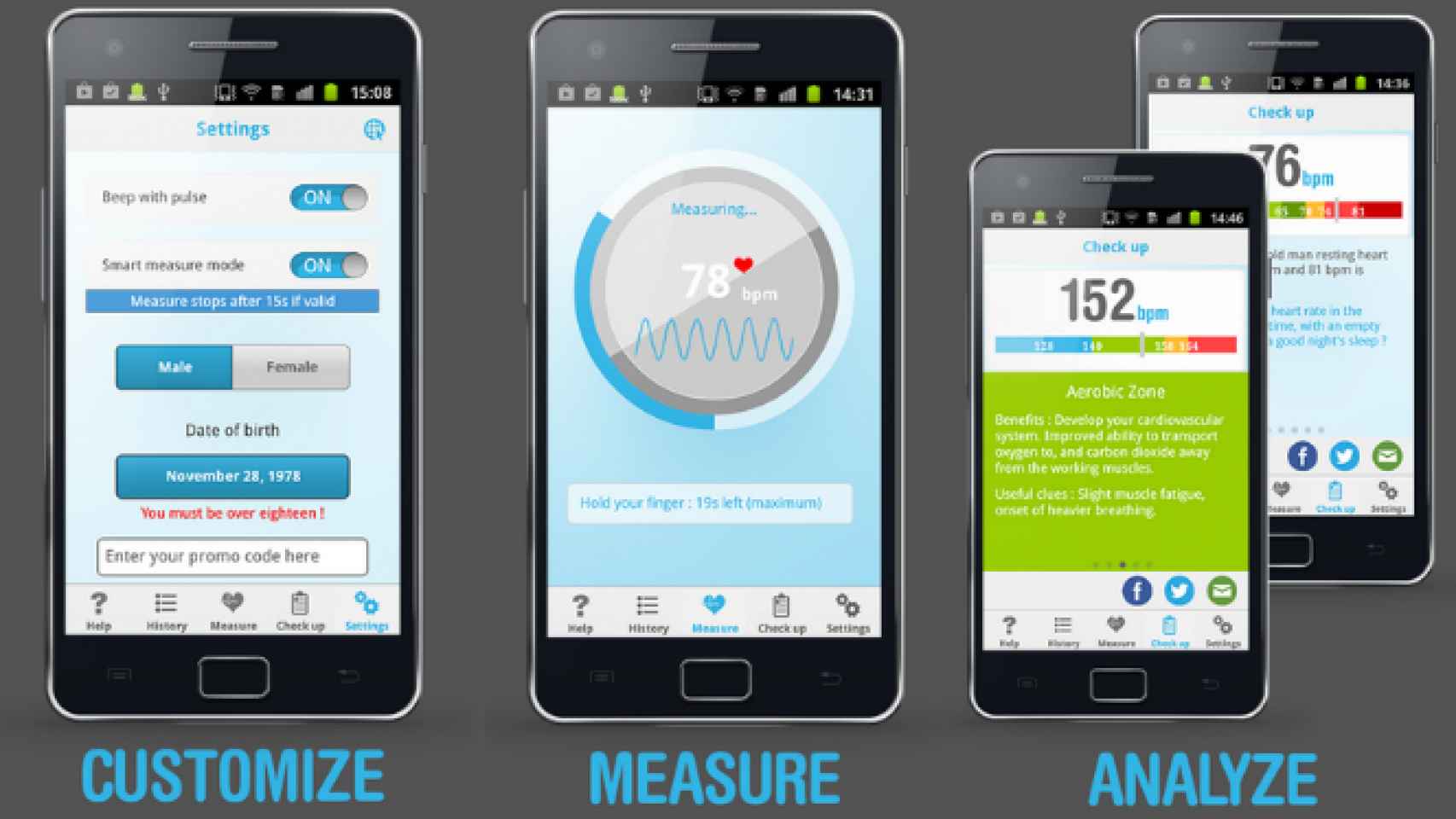 Aplicaciones para medir tus pulsaciones en cualquier teléfono Android