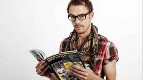 hipster leyendo
