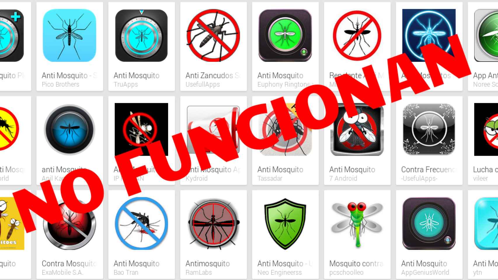 Las Apps anti-mosquitos NO funcionan