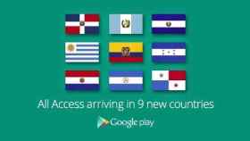 Google Play Music All Access llega a 9 países de Sudamérica y Centroamérica