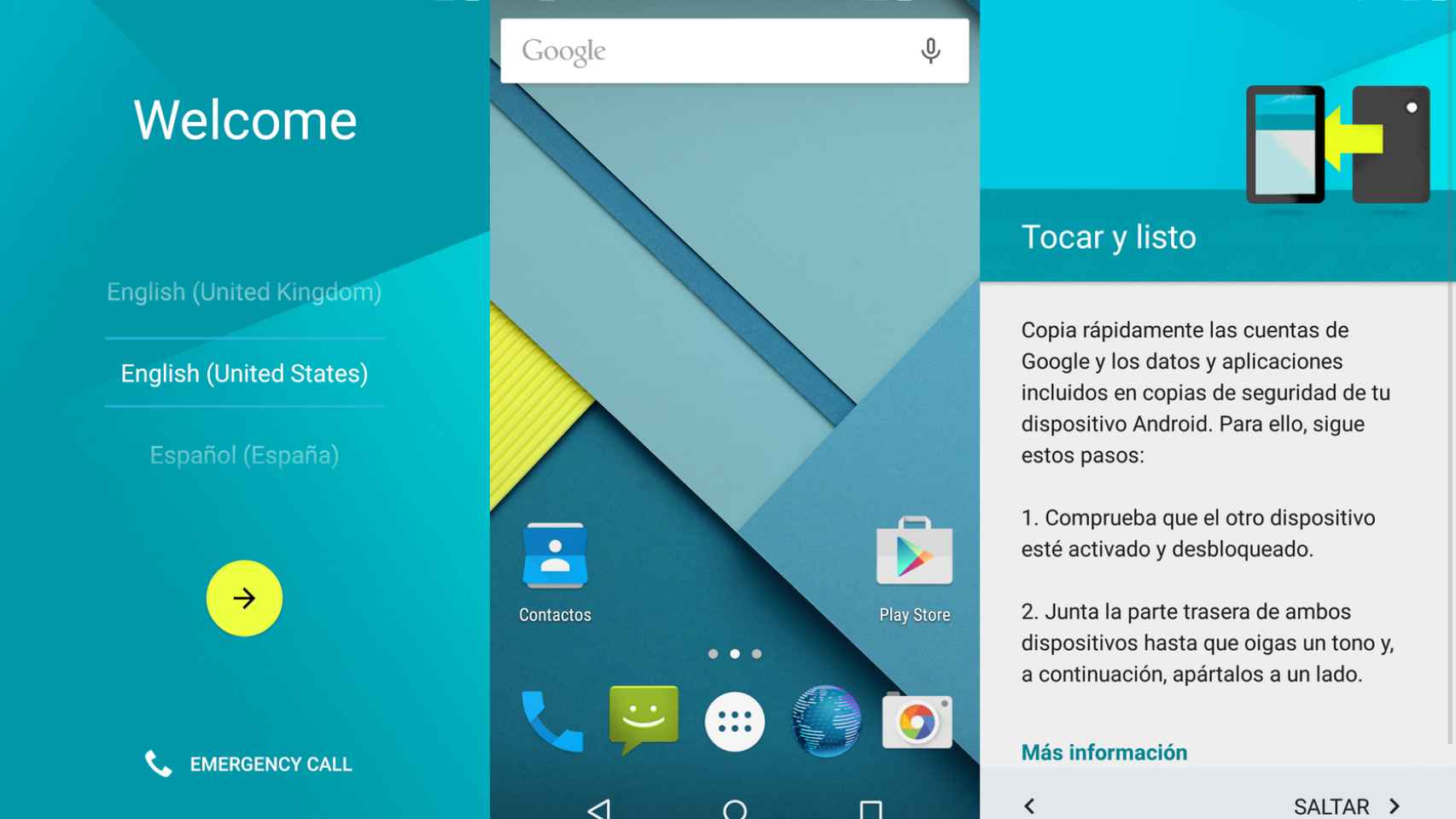 Descarga e instala Android 5.0 Lollipop Preview para Nexus 5 y Nexus 7