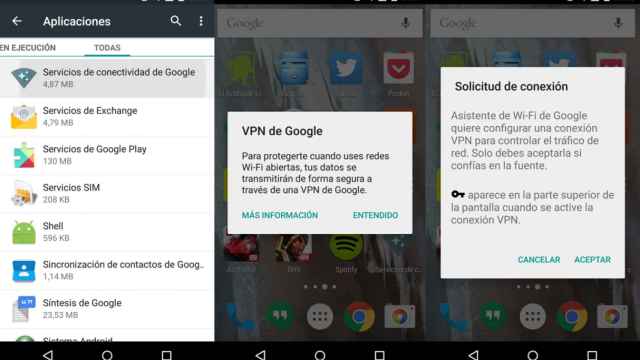 Google VPN para Android permitirá conectarse a WiFis públicas de manera segura