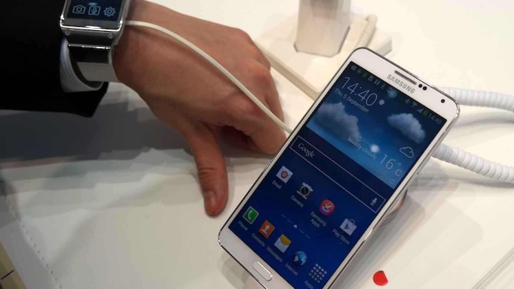 Samsung Galaxy Gear y Galaxy Note 3: Toma de contacto