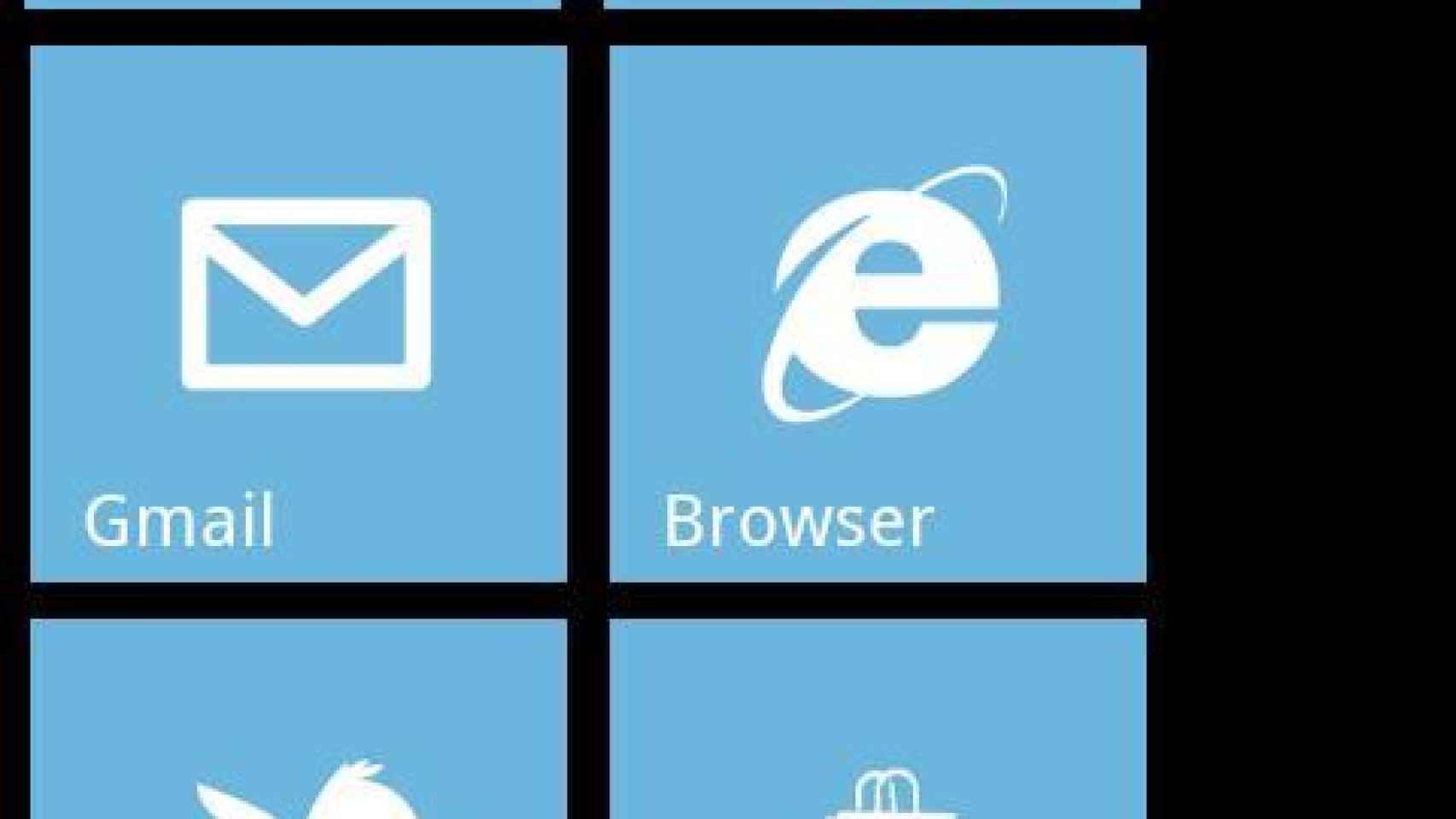 Interfaz de Windows en tu Android con Windows Phone Android y 7 Widgets