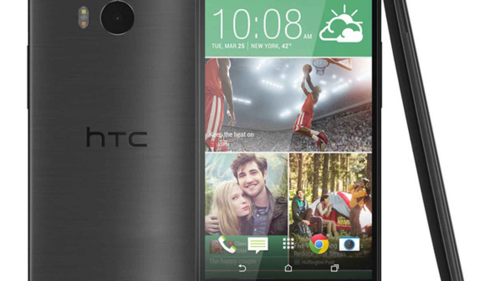 Así es el nuevo HTC One, en gris