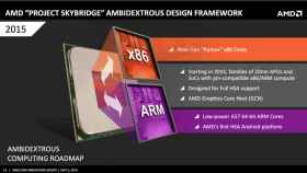 AMD anuncia su primer SoC con soporte oficial para Android; Project Skybridge
