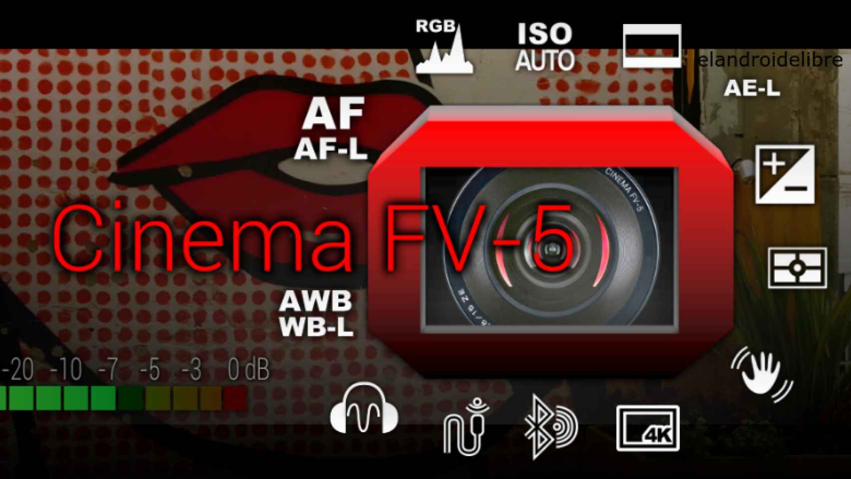 Cinema FV-5, la app de grabación de vídeo profesional en Android