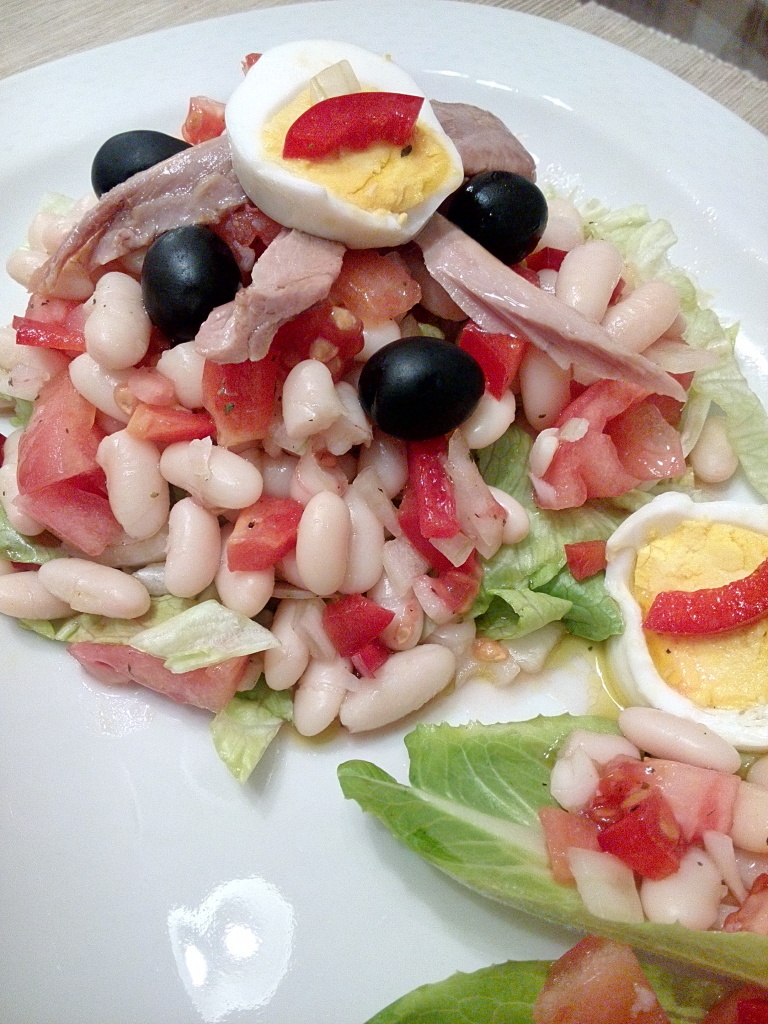 Ensaladilla de alubias