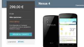 Nexus 4 8GB vuelve a estar disponible en España con unidades limitadas