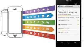 Cómo utilizar Xperia Transfer para trasladar contenido desde tu antiguo Android