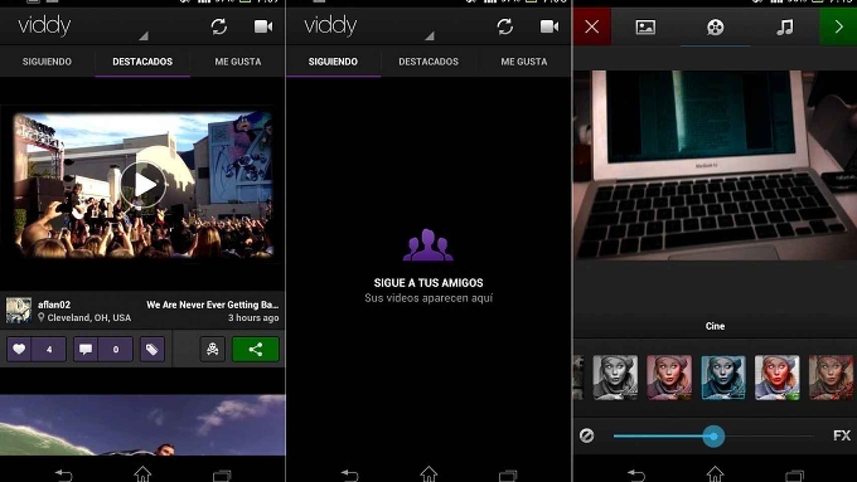 Viddy llega a Android, el Instagram de los vídeos