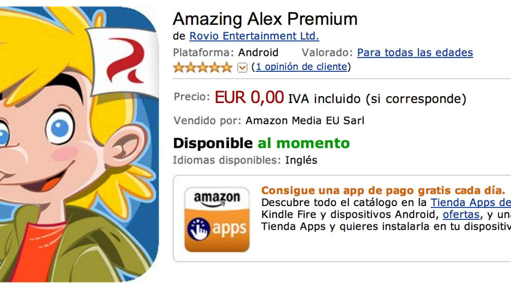 Amazing Alex Premium disponible hoy gratis en Amazon