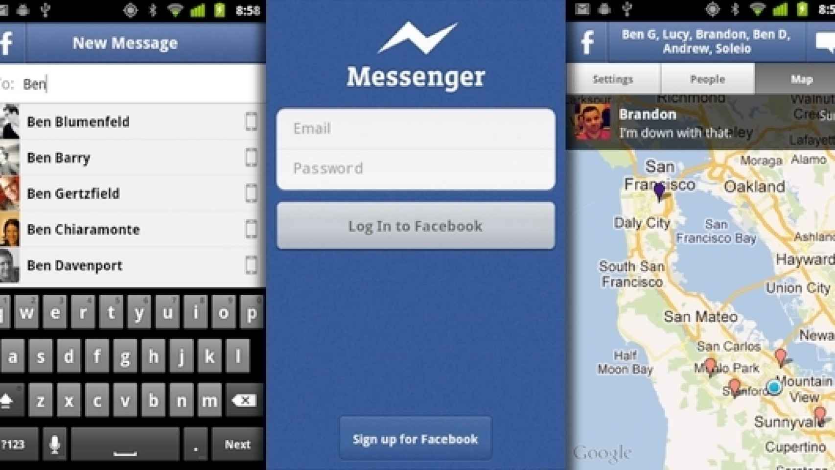 Facebook Messenger quiere ser el viejo SMS y el nuevo Whatsapp