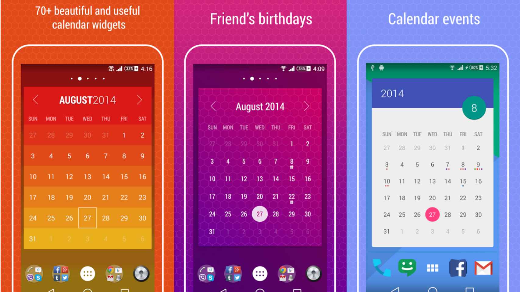 Month, el mejor widget de calendario al estilo Material Design