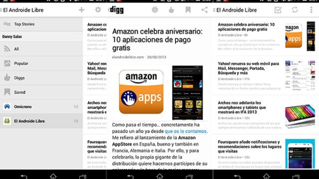 Digg por fin llega a Android, otra gran alternativa a Google Reader