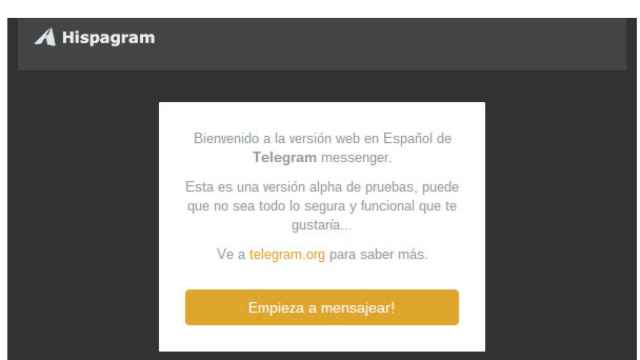 Hispagram, el nuevo cliente web para Telegram completamente en español