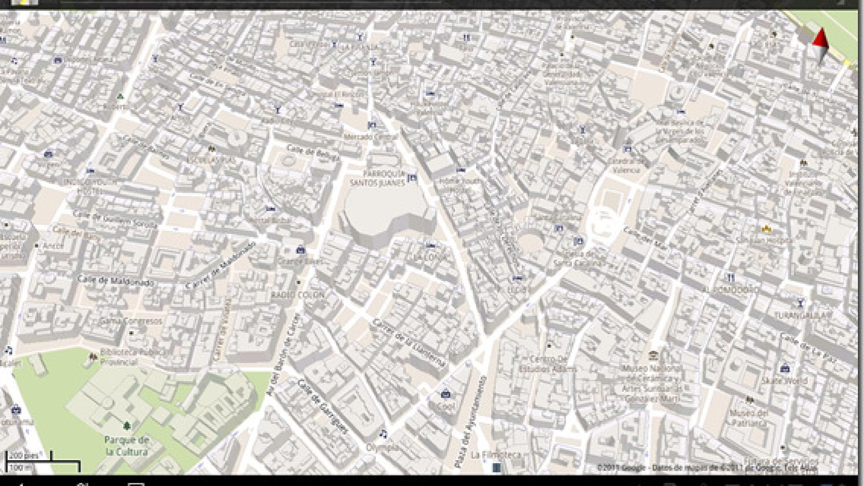 Barcelona, Madrid, Valencia y San Sebastián se convierten en 3D gracias a Google Maps para Android
