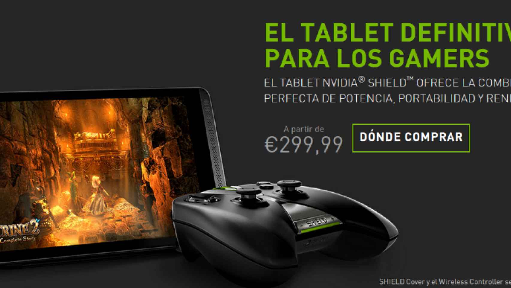 NVIDIA Shield Tablet ya disponible desde 299€