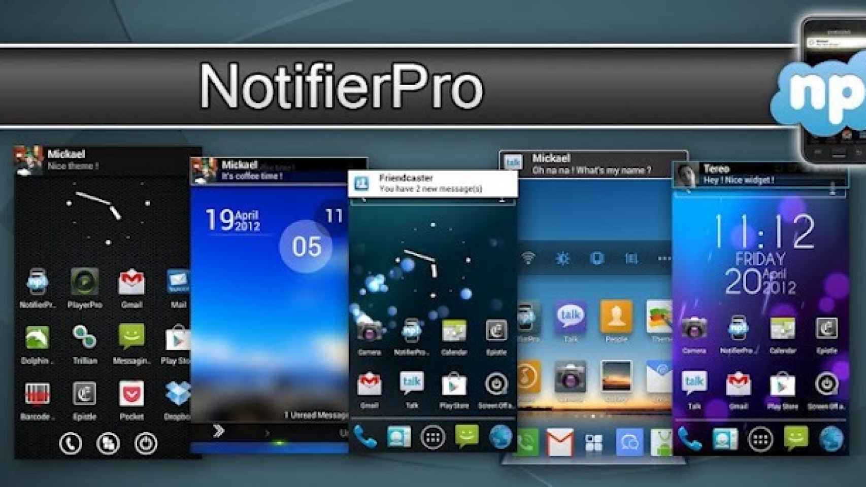 Mejora y da un toque distinto a las notificaciones de tu Android con NotifierPro