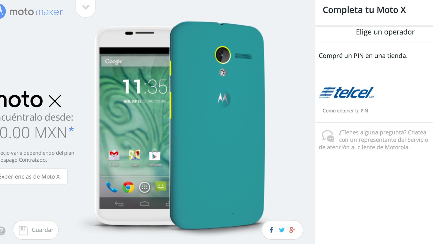 Motorola MotoMaker llega oficialmente a México