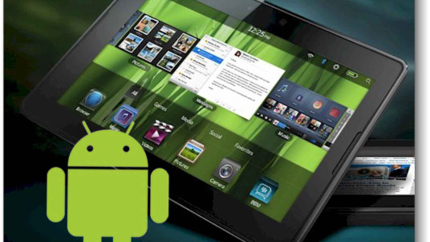 Las aplicaciones de Android en Blackberry Playbook: Ya es oficial