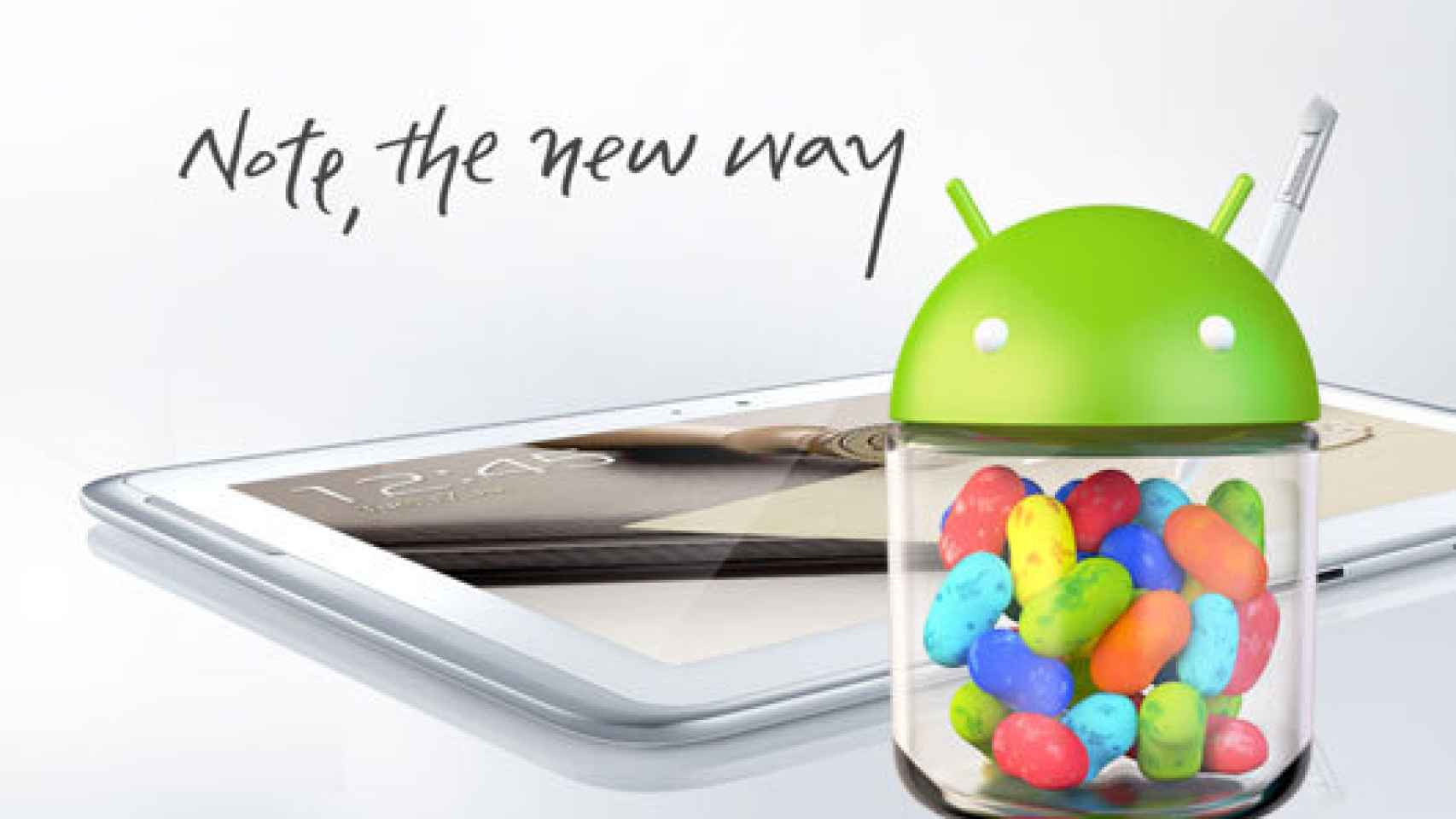Galaxy Note 10.1 empieza a recibir Jelly Bean