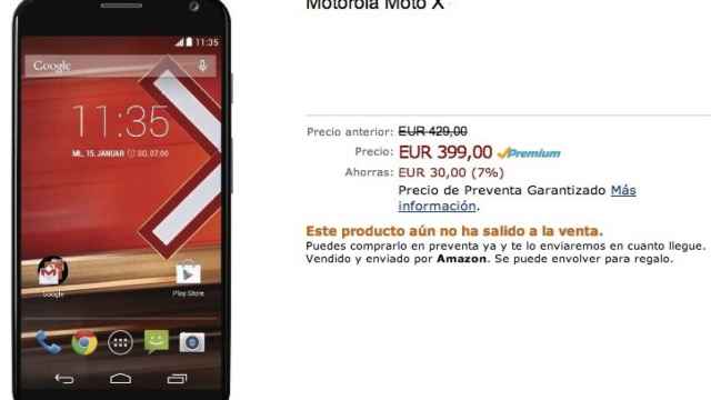 Motorola Moto X rebaja su precio a 399€ en España