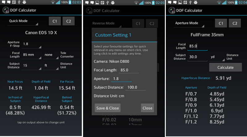 Controla tu cámara reflex desde dispositivos Android con DslrDashboard.