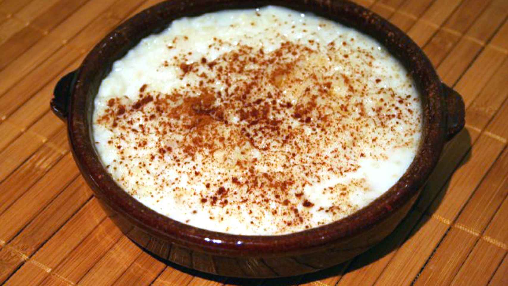 Receta tradicional de arroz con leche y canela