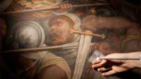 Image: Hallados posibles restos de un fresco perdido de Leonardo da Vinci