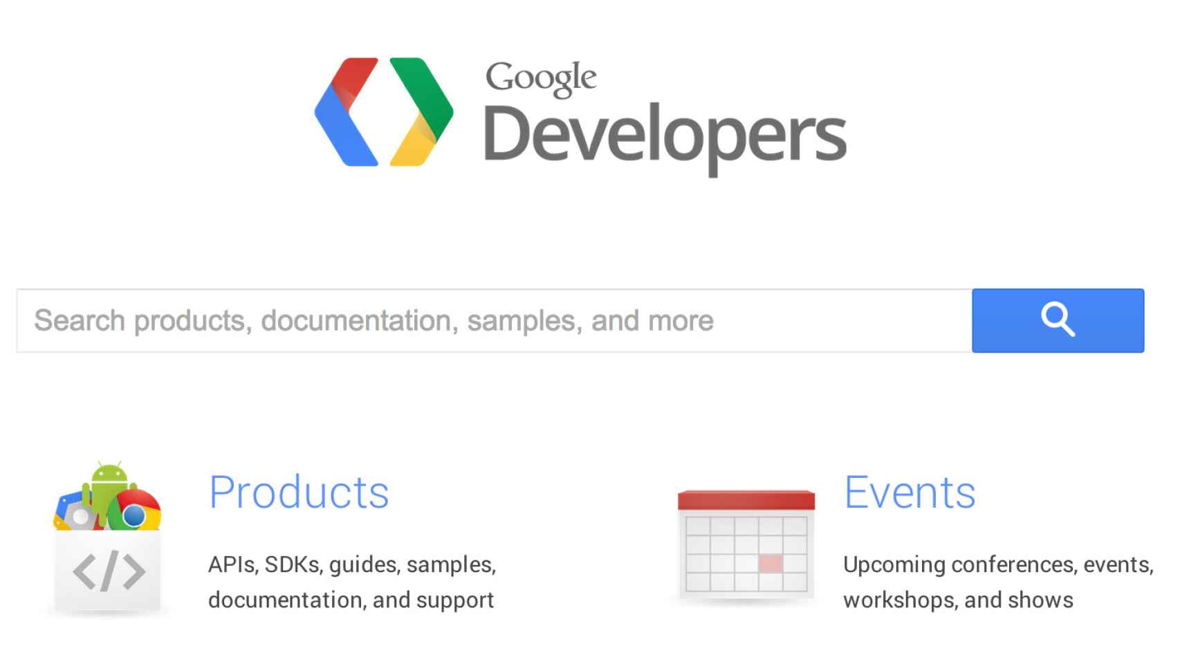 Google rediseña por completo su página web para desarrolladores