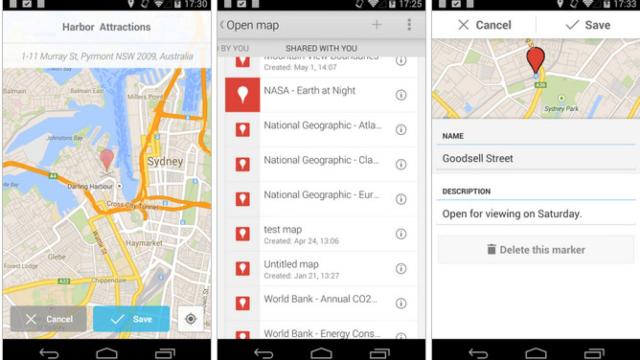 Google Maps Engine por fin permite crear y editar mapas desde la app