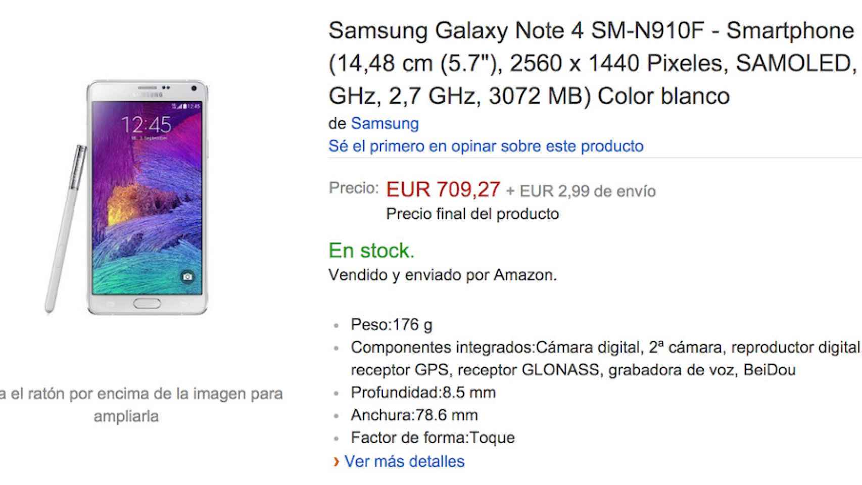 Ya puedes comprar el Samsung Galaxy Note 4 en España