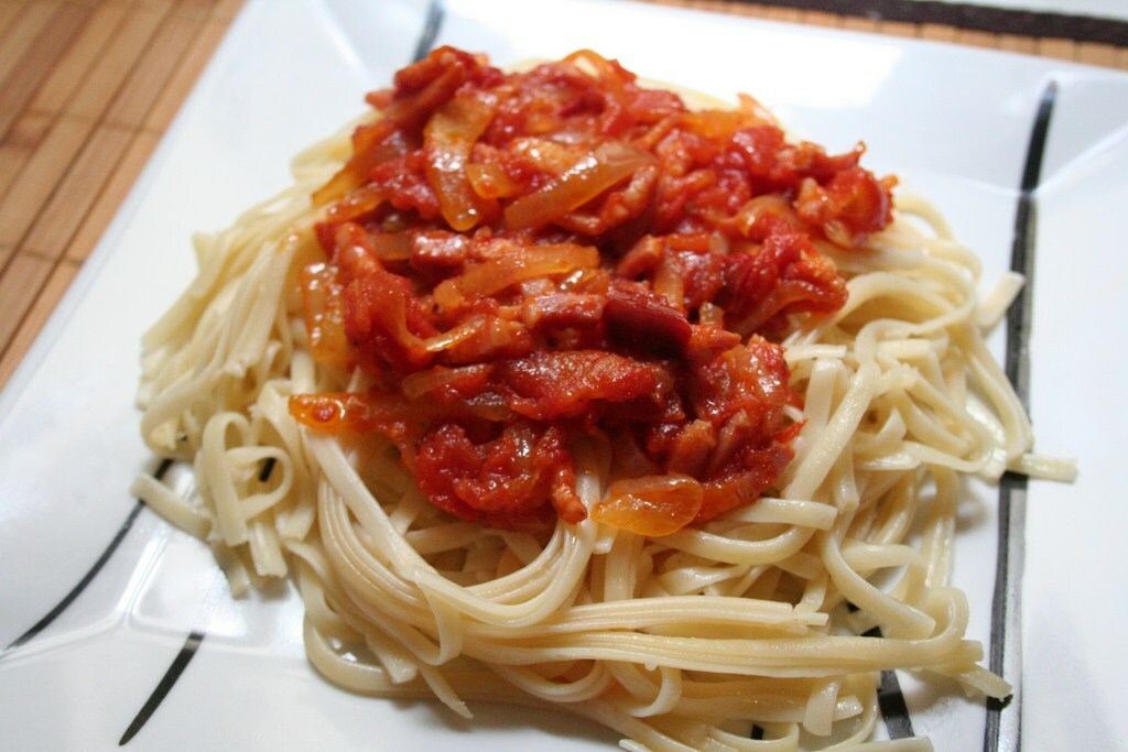 Tagliatelle-Amatriciana 047