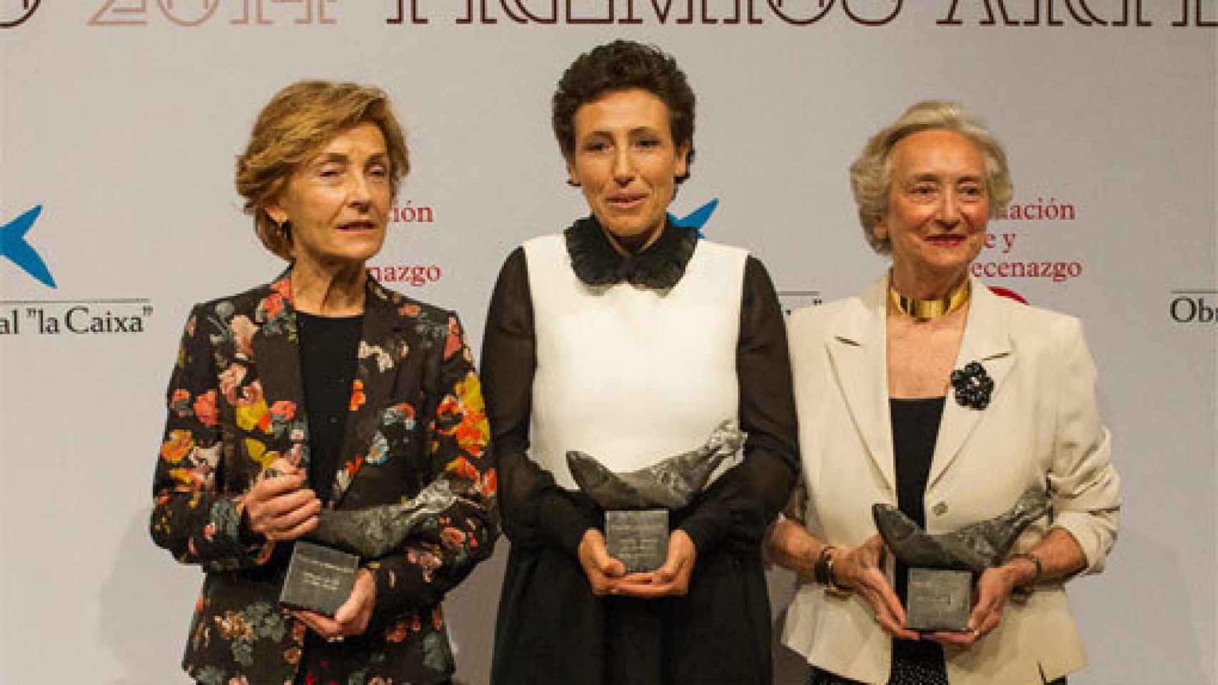 Image: Soledad Sevilla, Pilar Citoler y Silvia Dauder, Premios Arte y Mecenazgo de la Fundación La Caixa