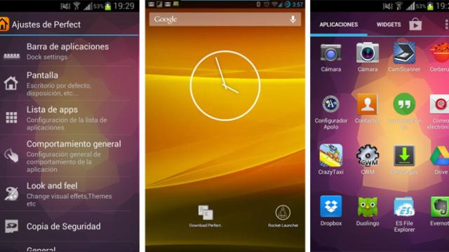 Perfect Launcher, rapidez y personalización en tu Android