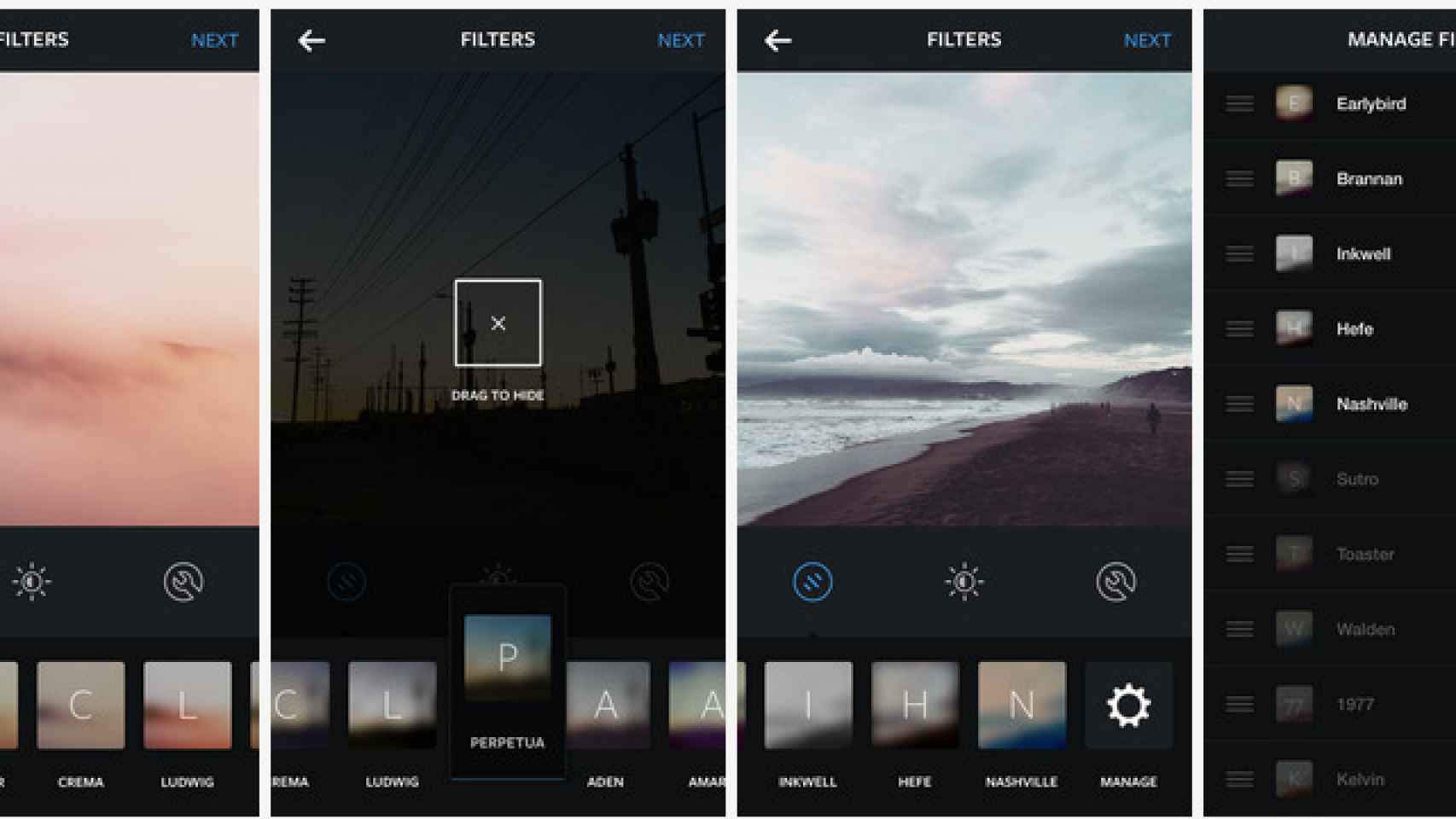 Instagram añade 5 nuevos filtros