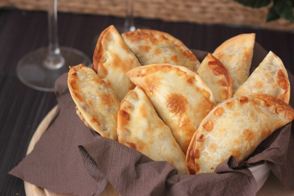 Empanadillas de pulpo al horno