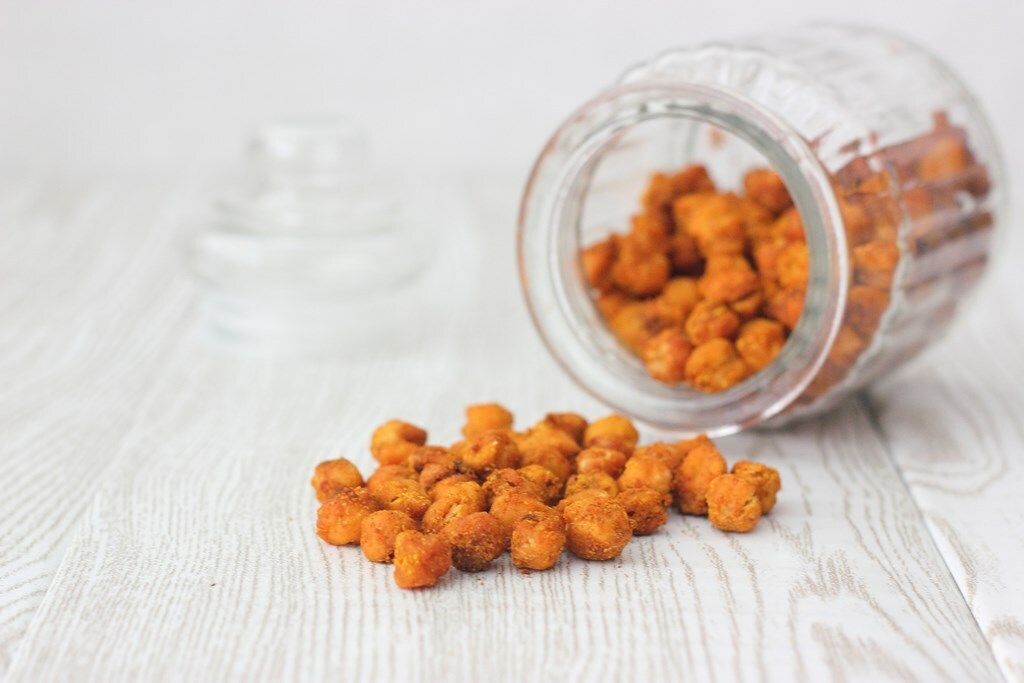 Garbanzos crujientes con especias