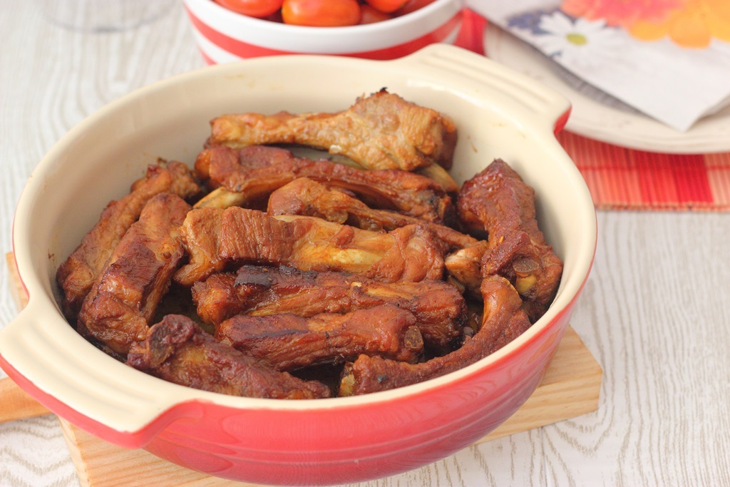 Costillas asadas rápidas