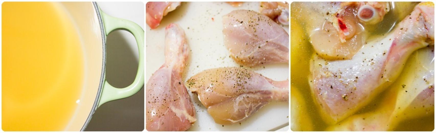 Pollo asado sin grasa, receta paso a paso
