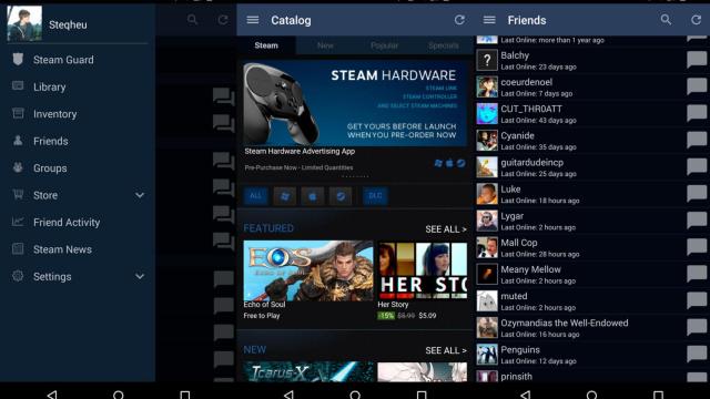 A Valve se le ilumina la bombilla y Steam se actualiza a Material Design