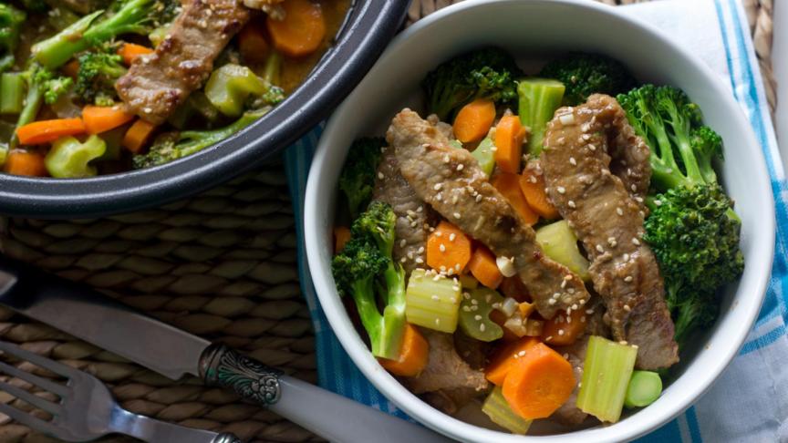 Salteado De Ternera Con Brócoli, Receta Ligera Paso A Paso