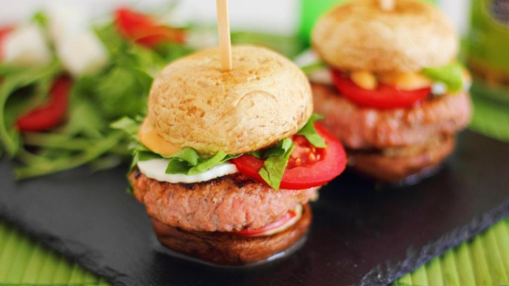 Hamburguesas de dieta sin pan, receta ligera paso a paso