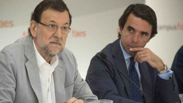 Aznar y Rajoy en una reunión el pasado verano