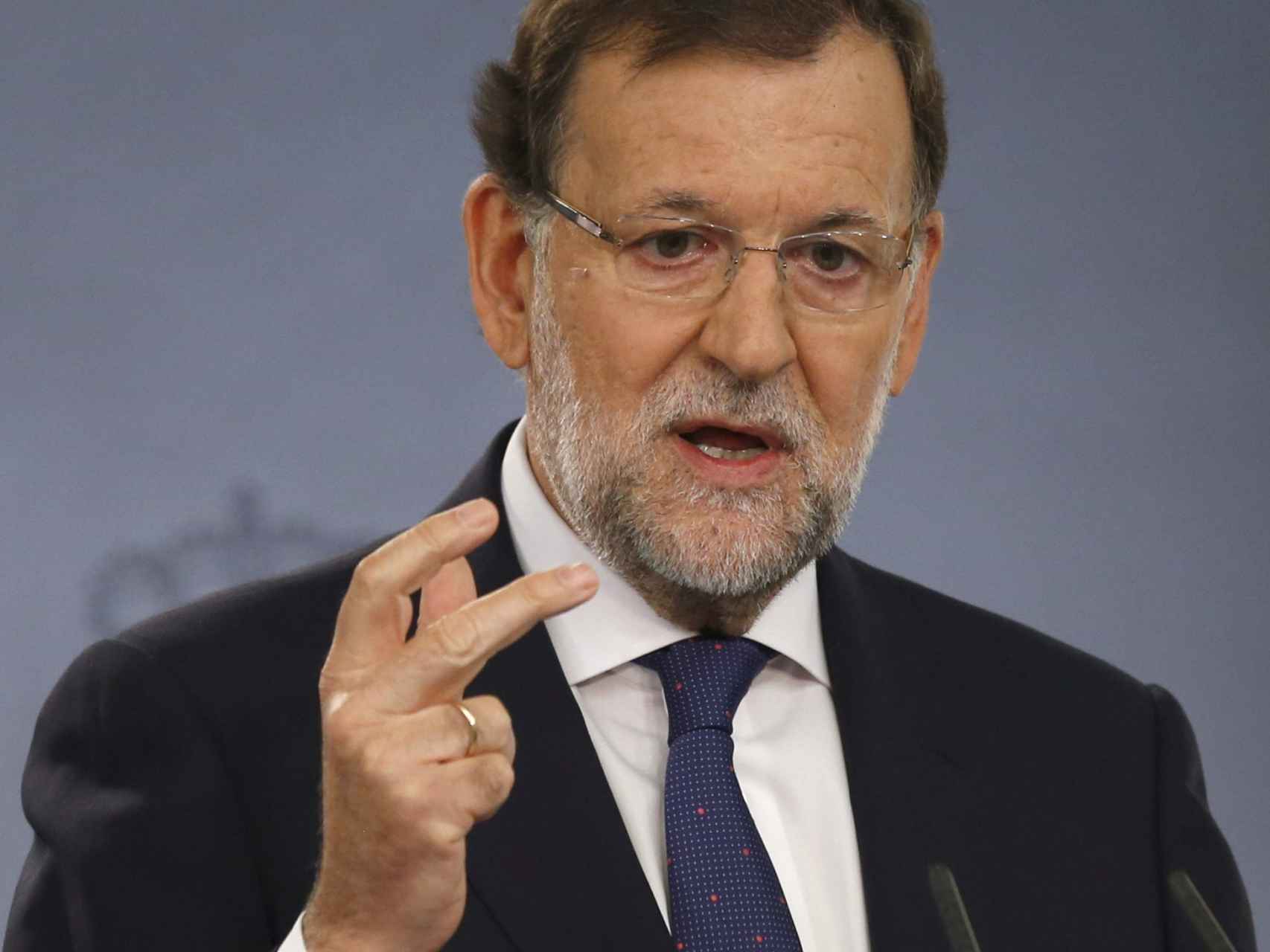 Rajoy analiza los resultados de las elecciones catalas