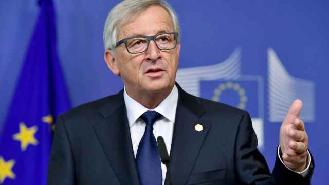 Jean Claude Juncker, la pasada semana tras una rueda de prensa de la Comisión Europea